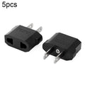 La UE tapa al adaptador del cargador del enchufe de los E.E.U.U., adaptador del viaje con el enchufe del zócalo de Estados Unidos, EU to US Plug
