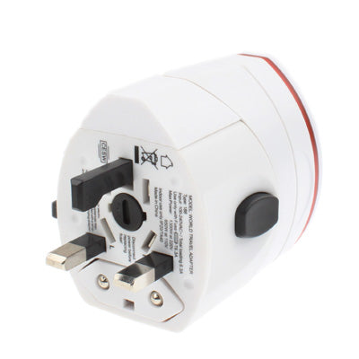 Adaptador de enchufe, adaptador para viajes mundiales 2 y cargador USB