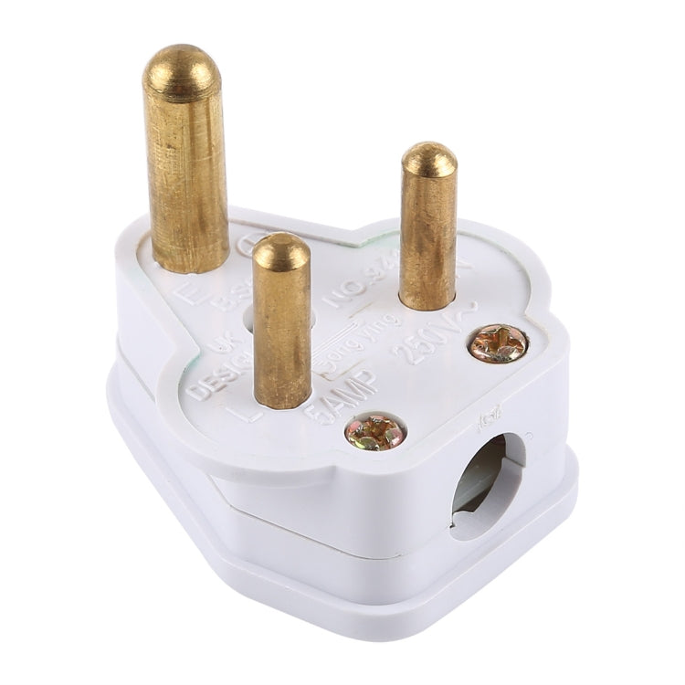 Adaptador de corriente para viaje, enchufe británico, Small South African Plug