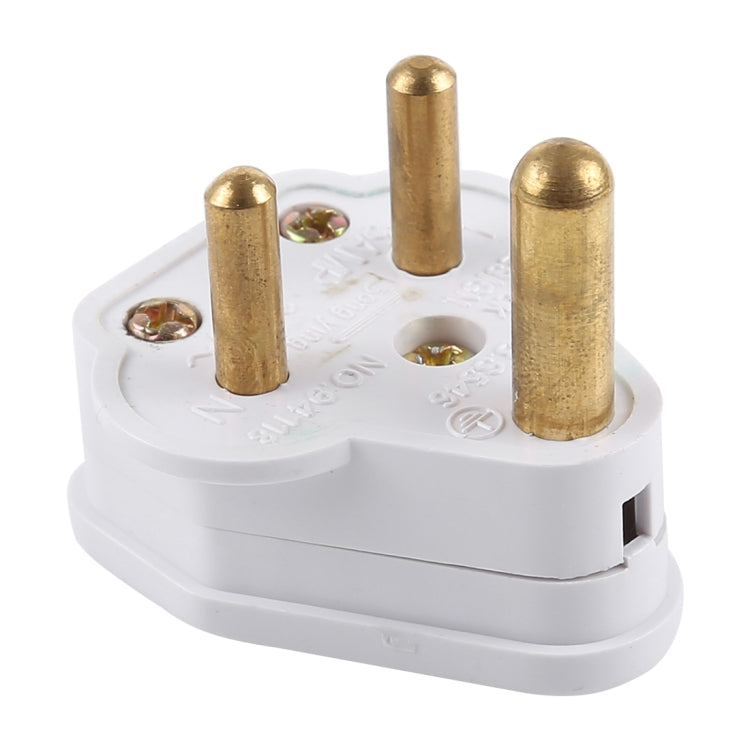 Adaptador de corriente para viaje, enchufe británico, Small South African Plug