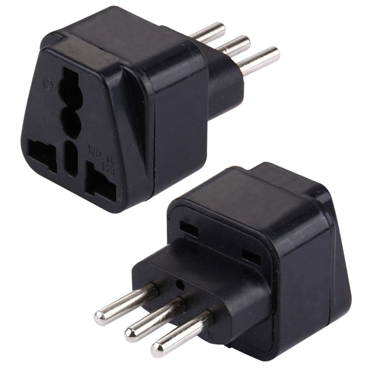 Adaptador de enchufe, adaptador de corriente de viaje con enchufe italiano, Italian Plug, Italian Plug(White)