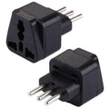 Adaptador de enchufe, adaptador de corriente de viaje con enchufe italiano, Italian Plug, Italian Plug(White)
