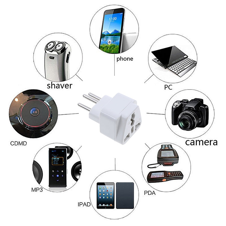 Adaptador de enchufe, adaptador de viaje con enchufe de Brasil