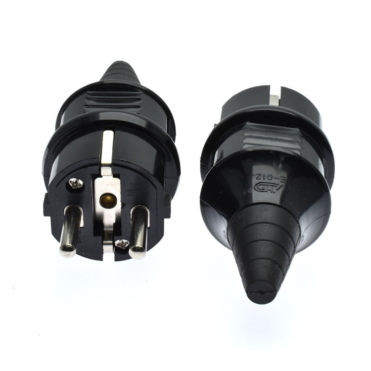 Adaptador de enchufe, adaptador de corriente de viaje con enchufe de la UE, EU Plug Male