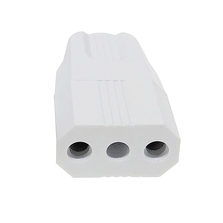Adaptador de enchufe de toma de corriente de viaje Universal de pared de CA hembra de enchufe europeo, EU Plug Female