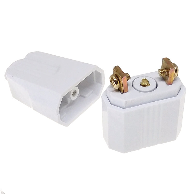 Adaptador de enchufe de toma de corriente de viaje Universal de pared de CA hembra de enchufe europeo, EU Plug Female