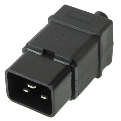 Adaptador de enchufe de toma de corriente de viaje universal de pared de CA macho de 3 clavijas, 3 Prong Male
