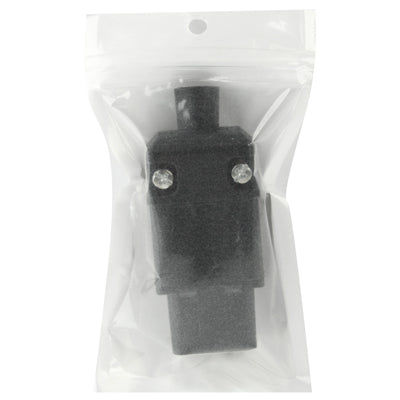 Adaptador de enchufe de toma de corriente de viaje universal de pared de CA hembra de 3 clavijas, 3 Prong Female