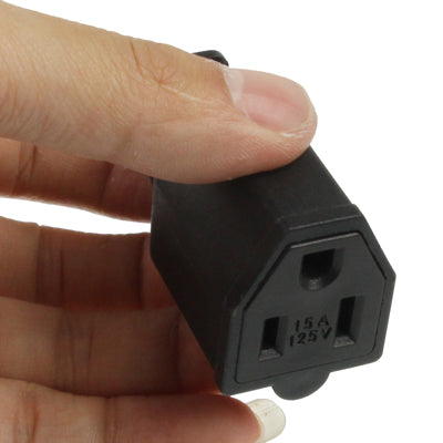 Adaptador de enchufe de toma de corriente de viaje Universal de pared de CA hembra de enchufe de EE. UU., US Plug Female