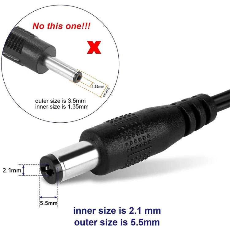 Adaptador de corriente CA 100-240 V a CC 6 V 2 A con enchufe europeo de alta calidad, puntas: 5,5 x 2,1 mm, longitud del cable: 1,1 m, EU Plug DC 6V 2A