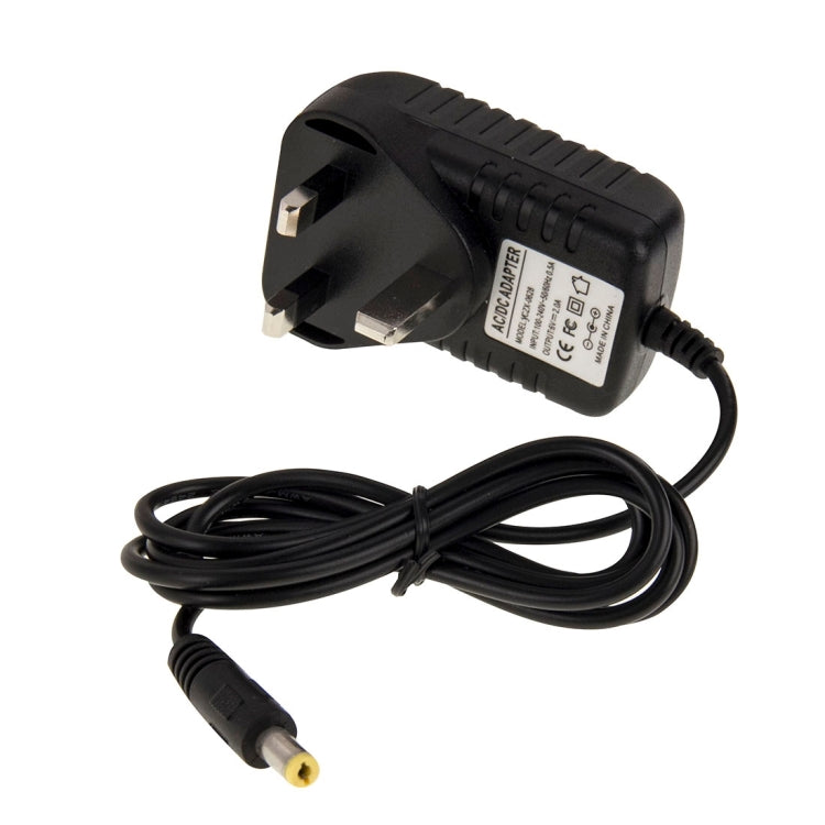 Adaptador de corriente CA 100-240 V a CC 6 V 2 A, puntas: 5,5 x 2,1 mm, longitud del cable: aproximadamente 1,2 m, UK Plug DC 6V 2A