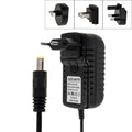 Enchufe europeo 4 en 1 + enchufe estadounidense + enchufe británico + enchufe australiano Adaptador de corriente CA 100-240 V a CC 12 V 3 A, puntas: 5,5 x 2,1 mm, longitud del cable: aproximadamente 1,2 m, EU+US+UK+AU Plug
