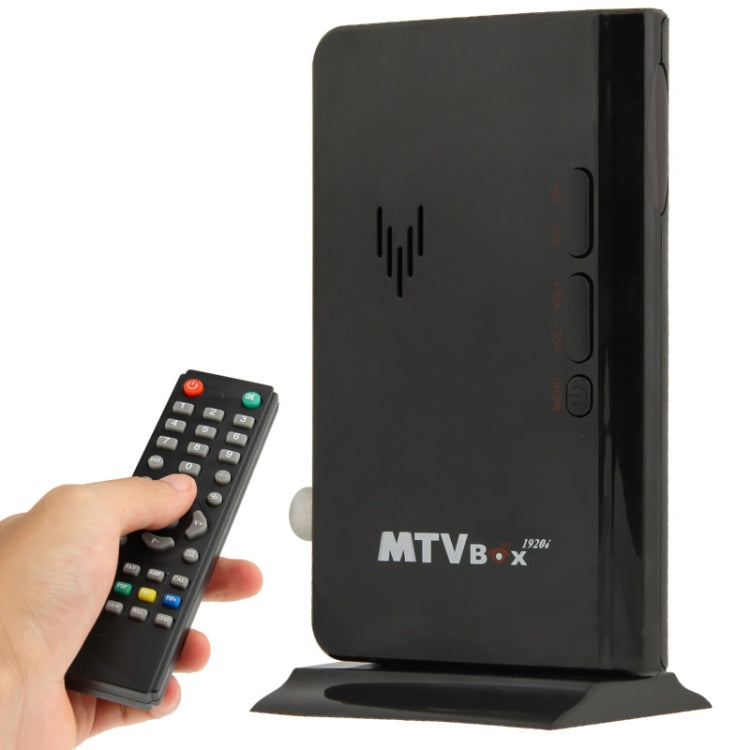Global Mini LCD TV Receiver Box Computadora digital VGA Programas de TV Sintonizador Receptor Dongle Monitor, Modelo: 775