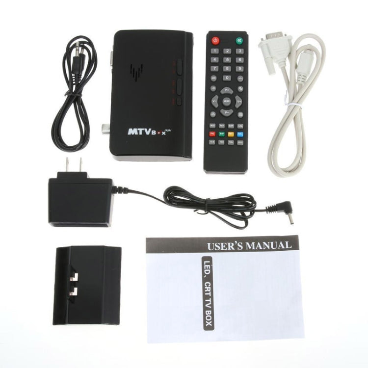 Global Mini LCD TV Receiver Box Computadora digital VGA Programas de TV Sintonizador Receptor Dongle Monitor, Modelo: 775