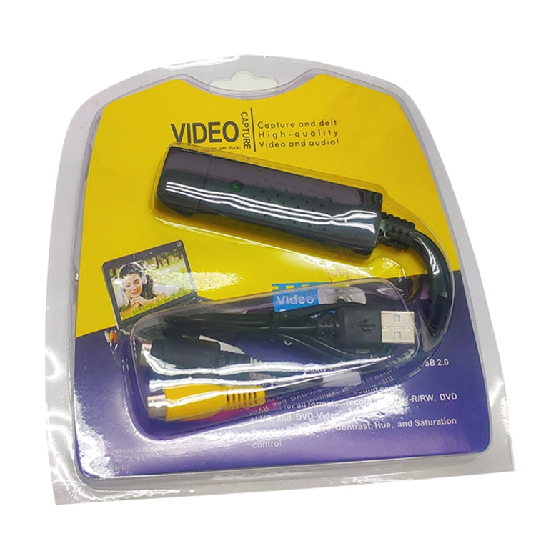 DVD Maker USB 2.0 Captura y edición de vídeo (Easy CAP), compatible con formato de compresión MPEG-1/MPEG-2, chip: MA2106, DC60, MA2106 Chip, EM2860 Chip