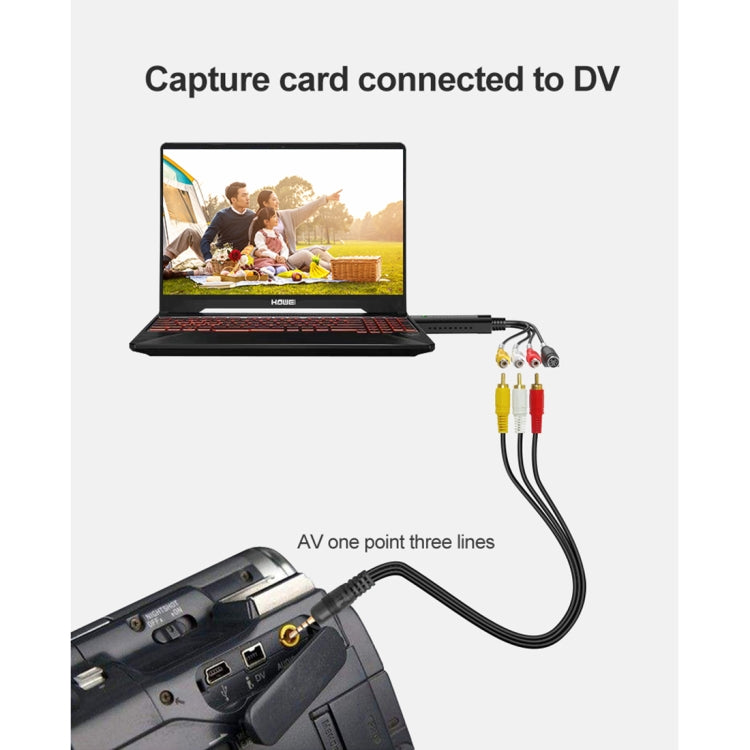 DVD Maker USB 2.0 Captura y edición de vídeo (Easy CAP), compatible con formato de compresión MPEG-1/MPEG-2, chip: MA2106, DC60, MA2106 Chip, EM2860 Chip