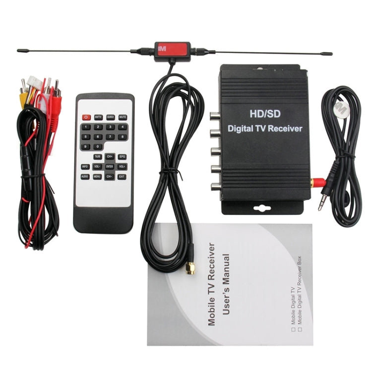 Receptor de TV digital móvil de alta velocidad para automóvil ISDB-T, adecuado para el mercado de Brasil, Perú, Chile, etc. de América del Sur