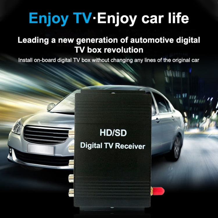 Receptor de TV digital móvil de alta velocidad para automóvil ISDB-T, adecuado para el mercado de Brasil, Perú, Chile, etc. de América del Sur