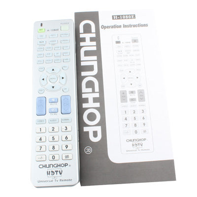 Control remoto universal para TV Chunghop con función de navegación HDTV específica (H-1080E), H-1080E