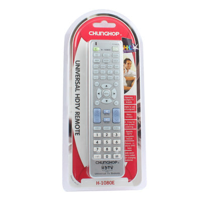 Control remoto universal para TV Chunghop con función de navegación HDTV específica (H-1080E), H-1080E