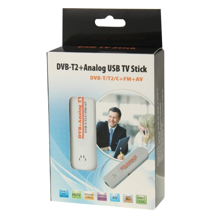 Mini palillo dual de TV analógica del módulo DVB de Digitaces USB 2.0, ayuda FM + sistema de pesos americano + DVB-T/T2/C, DVB-T/T2/C