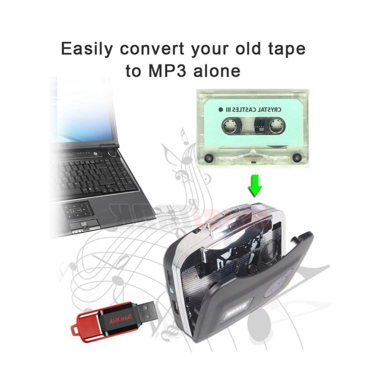Ezcap 230 Convertidor de cinta de casete a MP3 Reproductor de música de audio de captura, Ezcap 230