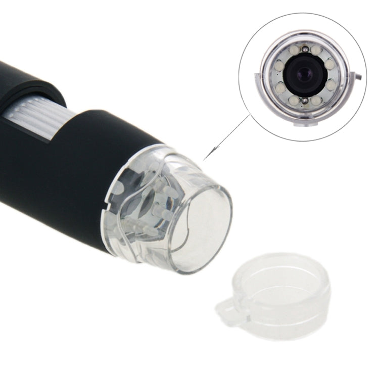 Microscopio digital USB 2.0 de 1,3 megapíxeles 500X con 8 LED, 500X