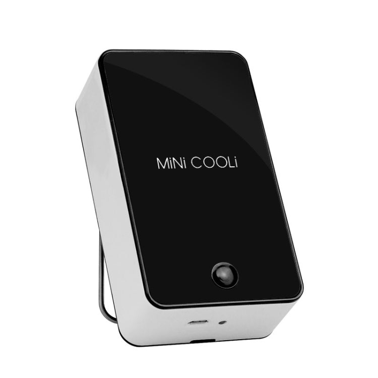 Ventilador de aire acondicionado USB de mano con soporte