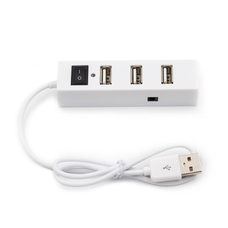 Adaptador divisor USB HUB 2.0 USB de 4 puertos con interruptor, 4 Ports with Switch (White), 4 Ports with Switch (Black)