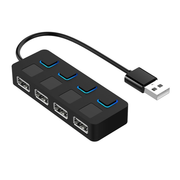 HUB USB 2.0 de 4 puertos con 4 interruptores, 4 Ports with 4 Switch (Black), 4 Ports with 4 Switch (White)