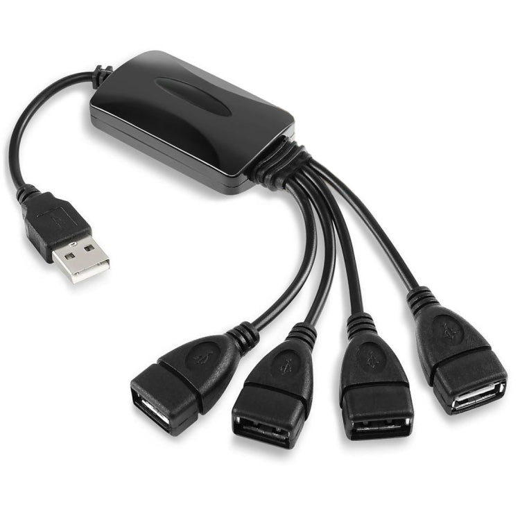 Hub universal de cable de alta velocidad USB 2.0 480Mbps de 4 puertos para PC