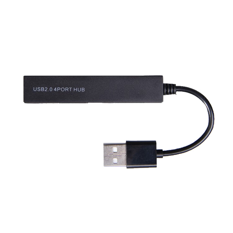 HUB USB 2.0 de 4 puertos de alta velocidad, USB Splitter(Black)