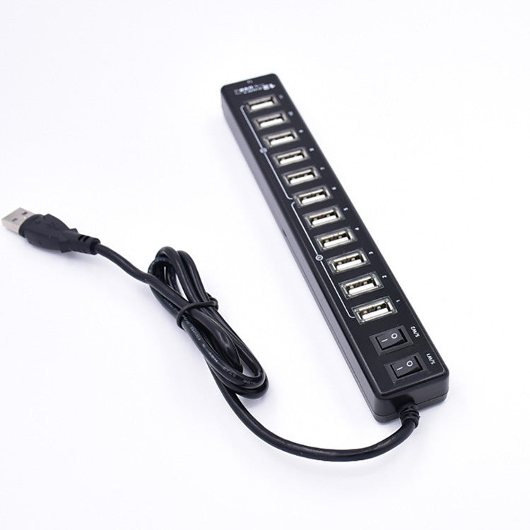 HUB USB 2.0 de 12 puertos, adecuado para portátiles/netbooks