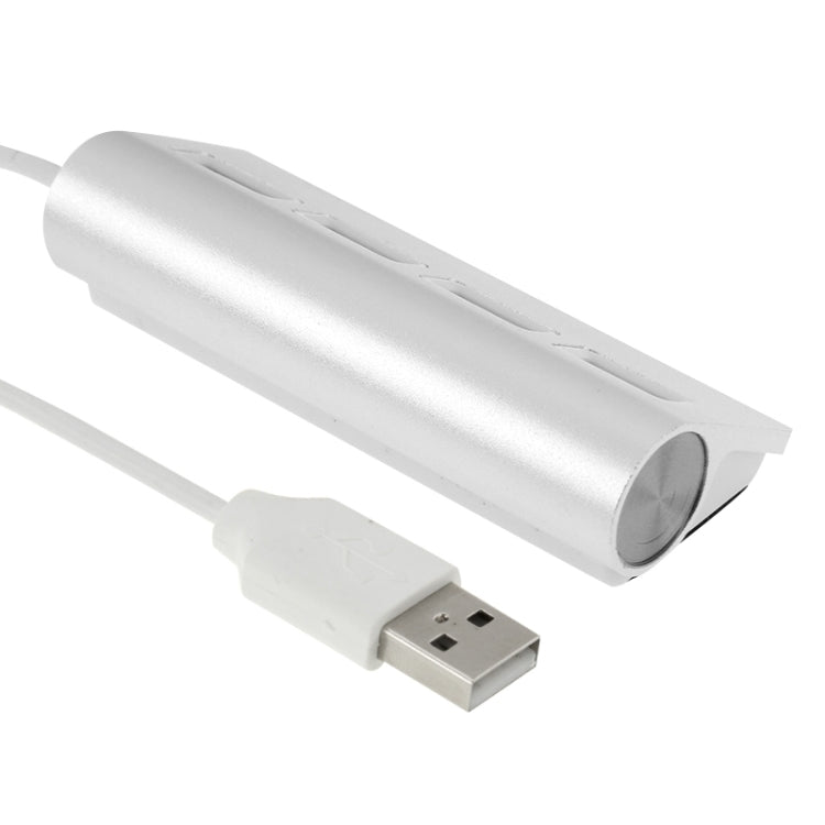 Alta velocidad 480Mbps 4 puertos USB 2.0 HUB Mini divisor USB de aluminio