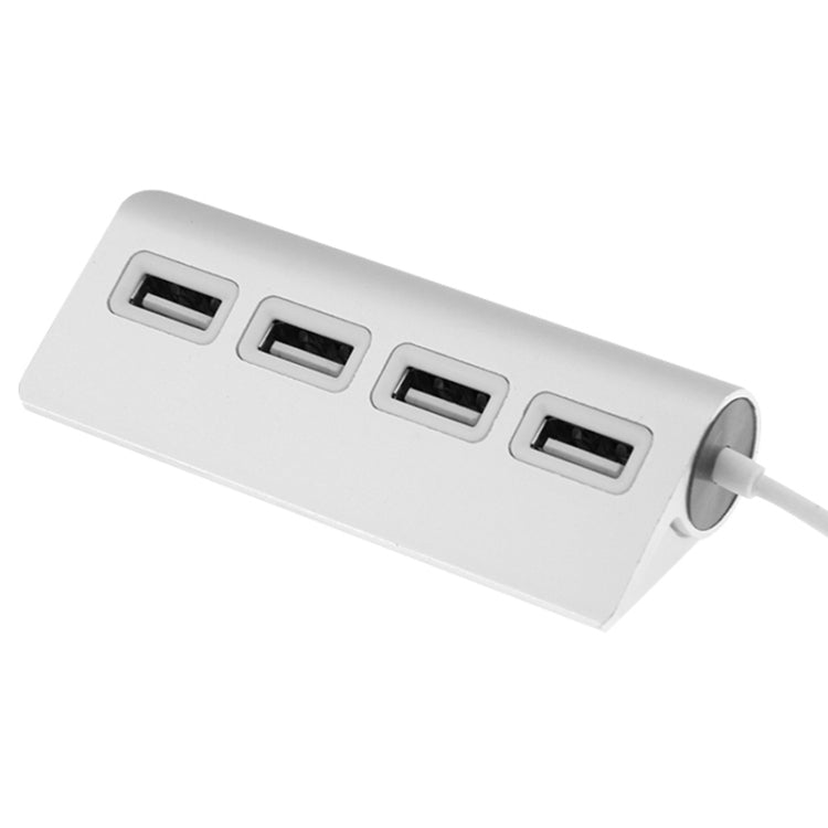 Alta velocidad 480Mbps 4 puertos USB 2.0 HUB Mini divisor USB de aluminio