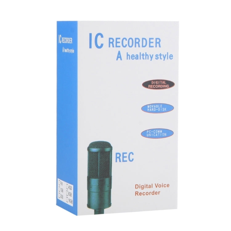 Grabadora de voz digital de 4 GB, reproductor MP3 dictáfono, soporte para grabación telefónica, función VOX (negro)