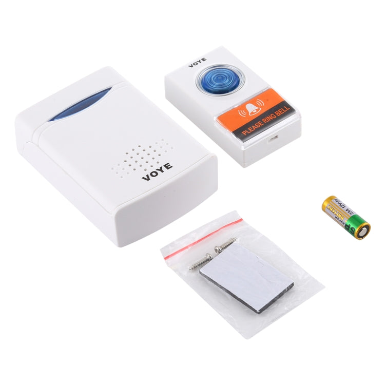 VOYE V006A Timbre inalámbrico con control remoto de música para el hogar con 38 sonidos de polifonía, V006A