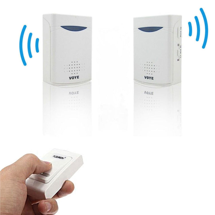 Timbre de puerta con timbre de control remoto inalámbrico VOYE V006B2 con doble receptor, V006B2