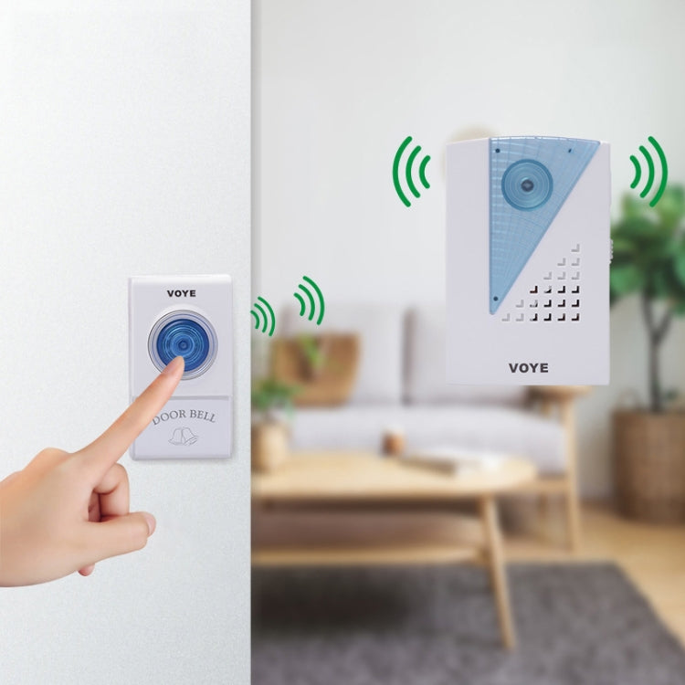 Timbre inalámbrico VOYE V001AB con 2 mandos a distancia, V001AB