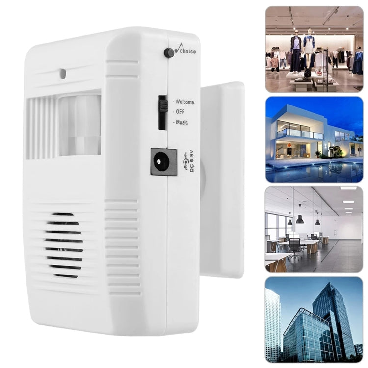 Timbre electrónico de bienvenida para invitados con sensor infrarrojo, Infrared