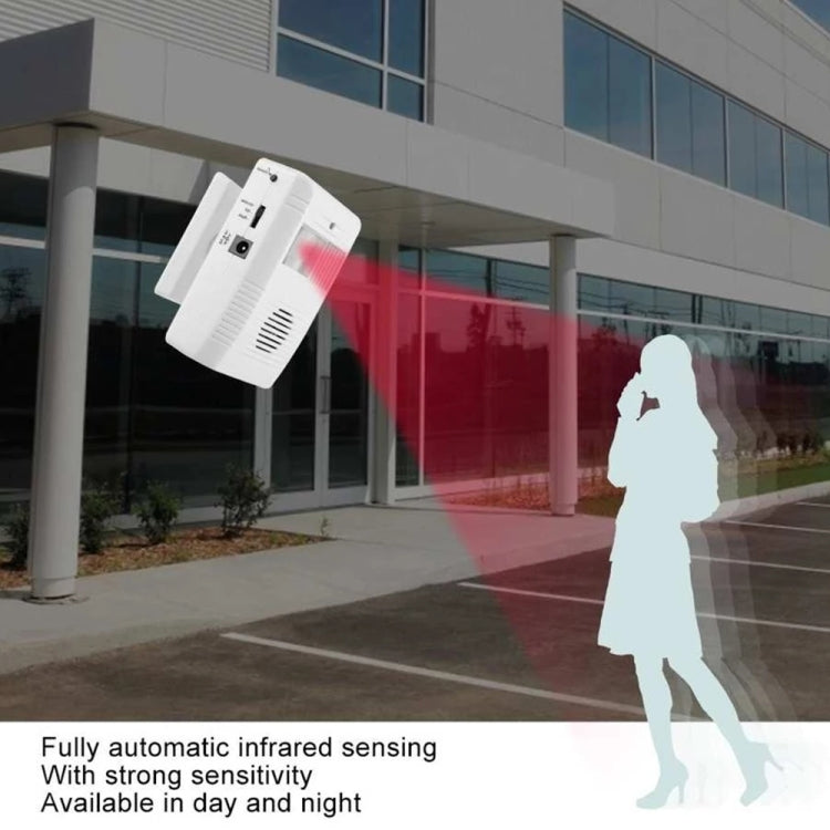 Timbre electrónico de bienvenida para invitados con sensor infrarrojo, Infrared