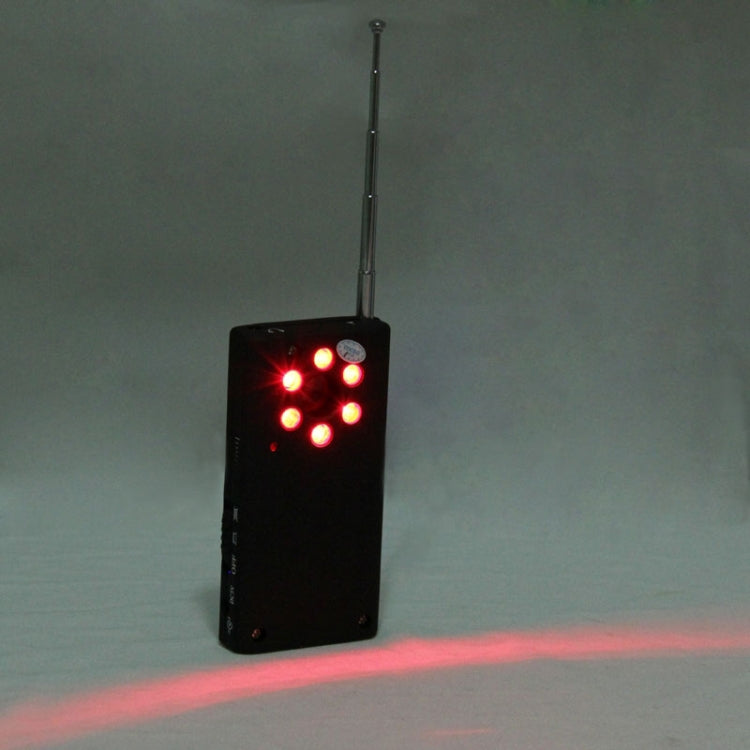 CC308+ Detector de lente de cámara inalámbrico múltiple Señal de onda de radio Detecta buscador de dispositivos RF GSM de rango completo, CC308+