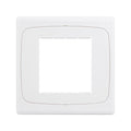 Placa de pared con tornillo para inserciones en blanco - 3 orificios, uso en todo el mundo
