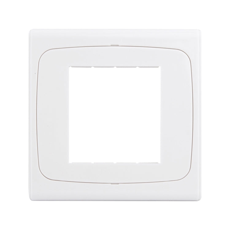 Placa de pared con tornillo para inserciones en blanco - 3 orificios, uso en todo el mundo