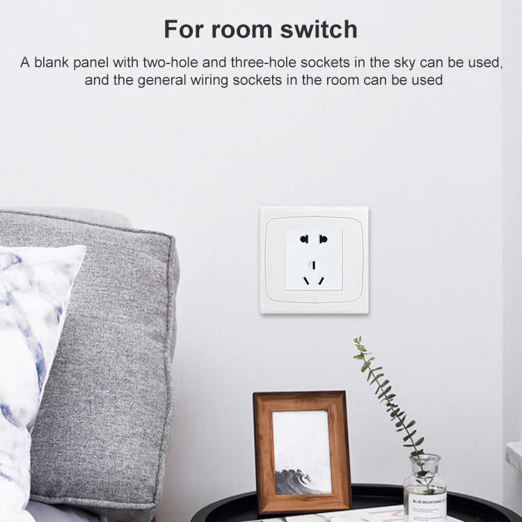 Placa de pared con tornillo para inserciones en blanco - 3 orificios, uso en todo el mundo