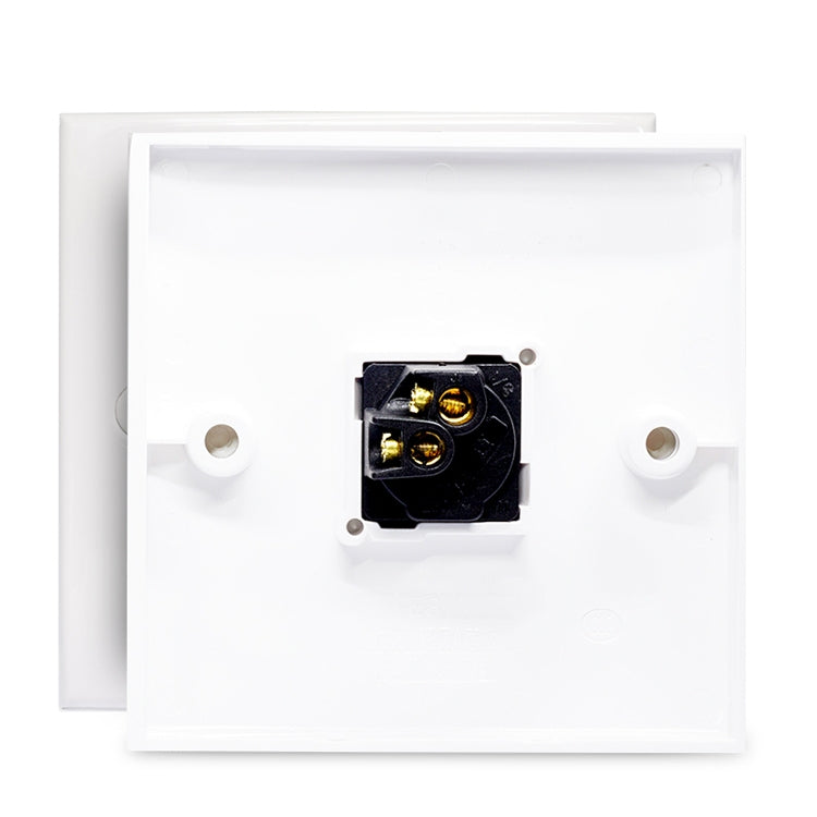 Interruptor de pared eléctrico (Tamaño: 86 x 86 mm), 1 Switch