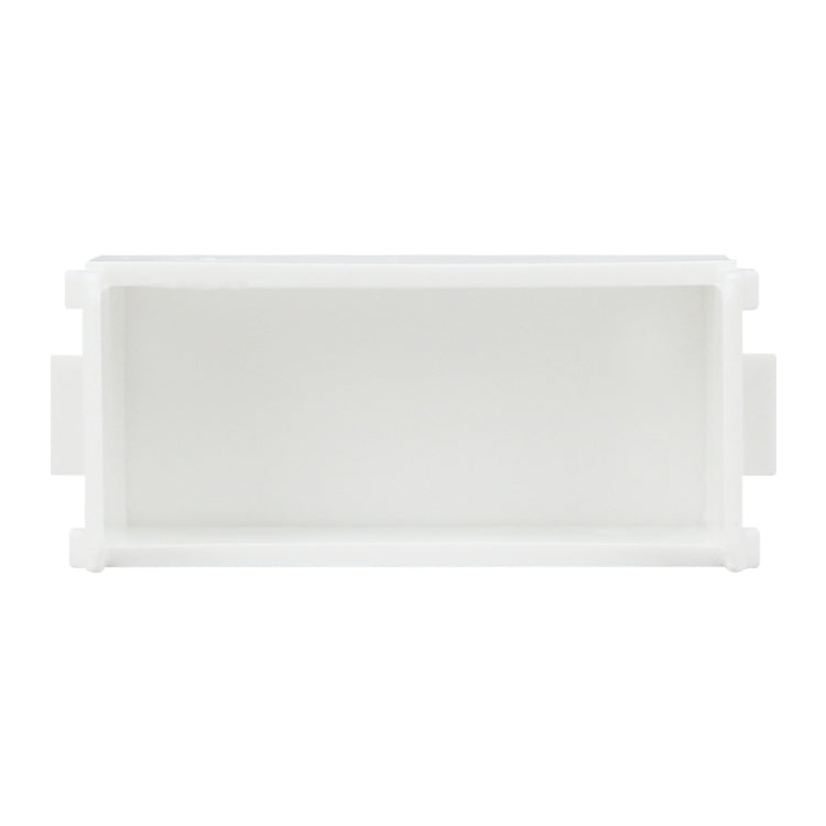 Panel en blanco: llenado del zócalo del interruptor en blanco