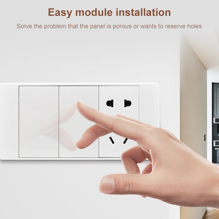 Panel en blanco: llenado del zócalo del interruptor en blanco