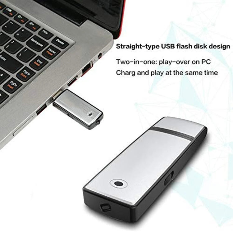 Grabadora de voz USB + disco flash USB de 8 GB, 8GB
