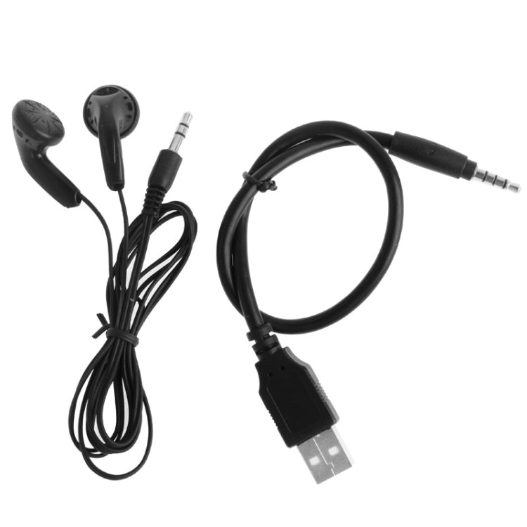 Mini grabadora de voz 3 en 1 + disco flash de 8 GB + reproductor MP3